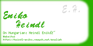 eniko heindl business card